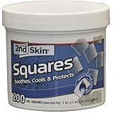 セカンドスキン 四角型 25mm × 25mm 200枚 スペンコ SPENCO DMedical Dメディカル ゲルパッド 2nd Skin squares 衝撃吸収パッド 靴擦れ テーピング