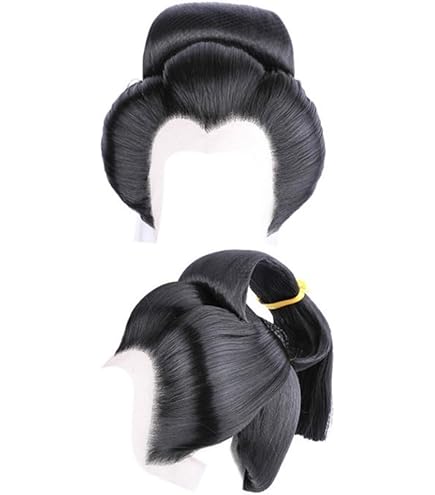 Amazon.co.jp: 花魁 ウィッグ 髷 ライトブラウン ヘアピース 髪飾り