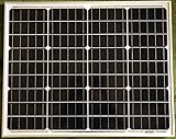 Charming Japan ソーラーパネル 太陽光パネル 単結晶 50W 12V(1枚)