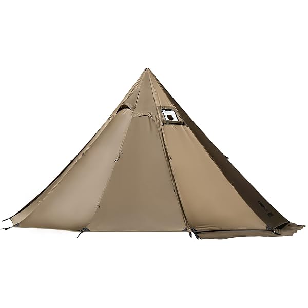 4 Persons 5lb Lightweight Tipi Hot Tent with Stove Jack, 7'3 Standing  Room, Teepee Tent for Hunting Family Team Backpacking Camping Hiking  (Olive) : Amazon.sg: Sporting Goods