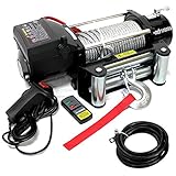 電動ウインチ 24V 10000LBS（4535kg） 無線リモコン付属 電動 ウインチ オフロード車 トラック SUV車（ZeepやFJクルーザー等） 防水仕様