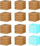 Mine-Keshi Minecraft Wood Planks & Glass Block Set [並行輸入品]