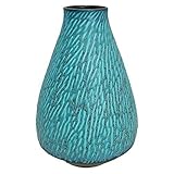 Design Toscano Tahoma Chip-Carved Ceramic Vase, 13' [並行輸入品]