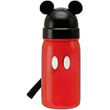 スケーター ダイカット ストロー式 水筒 350ml ミッキーマウス ディズニー PBS3ST