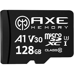 [Amazon限定ブランド] アクス 128GB microSDXCカード UHS-I U3, A1, V30, 4K…