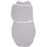 embe 2 way swaddle - Luxe - 100% Pima Cotton Baby Swaddle with 2in1 Design - Legs In or Out - Fits I