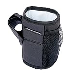 Pawaca ドリンクホルダー ボトルホルダー カップホルダー ベビーカー ネットポケット付き 断熱カップ 哺乳瓶 簡単取り付け