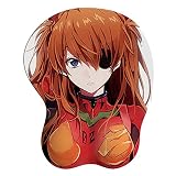 エヴァンゲリオン アスカ マウスパッド おっぱいマウスパッド 大きな胸のマウスパッド 3d 立体 手首 おっぱい 可愛い アニメ (3D アスカ)