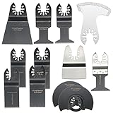 12pcs Sawブレード振動マルチツールfor Fein Bosch Dewalt Porter Dremel Ridgid