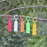 園芸用ラベル　植物タグ　ガーデニング用 園芸作業用　プラスッチクラベル　タグ 防水 pvc 　100枚セット (ホワイト)