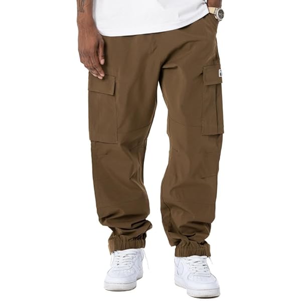 Pro Club】メタリック ナイロン カーゴ パンツ & ジャケット　オリーブ Pro Club】メタリック ナイロン カーゴ パンツ & ジャケット