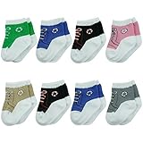 comifunユニセックスBaby Boy 's Girl 'sソフトスニーカーソックス、6 – 12ヶ月、6 / 8ペア US サイズ: One Size カラー: マルチカラー