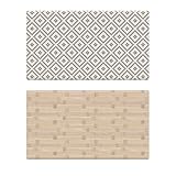 The Prime Classic Cuby Brown Playmat Double Sided Design ベビージム プレイマット 両面デザイン 1.5の厚さ [海外並行輸入品] (L (25