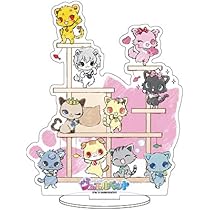 猫　キャットラビット　カラフル　アクリル画 猫 キャットラビット カラフル アクリル画 猫 キャットラビット