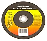 Forney 71799 Cut-Off Wheel with 7/8-Inch Arbor, Metal Type 1, A46T-BF, 6-Inch-by-1/16-Inch by Forney