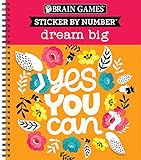 Sticker by Number: Dream Big (Brain Games - Sticker by Number)