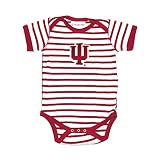 Indiana HoosiersストライプNCAA College新生児幼児赤ちゃんクリーパー