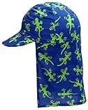 Back from Baliベビー男の子ビーチ太陽帽子100 %コットンカバーネックと耳 US サイズ: S