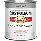 Rust-Oleum 7715502 Protective Enamel Paint Stops Rust, 32-Ounce, Metallic Aluminum [並行輸入品]