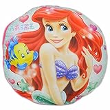 アリエル ミニオンズ 接触冷感 クッション まくら ピロー キャラクターインテリア ディズニー リトルマーメイド pz-ksn ラウンドクッション45cm（アリエル）