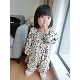 JUSH 5色 ベビー＆キッズ用 カバーオール　アップグレード　ロンパース 着ぐるみ キッズコスチューム パジャマ 防寒着 シマウマ　迷彩　ヒョウ柄 (73cm, ヒョウ柄)