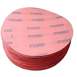 5 Inch 2500 Grit Hook and Loop Wet / Dry Auto Body Film Sanding Discs, 50 Pack [並行輸入品]