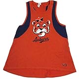 オーバーンTigers Under Armour HeatGear Girlsネイビー&オレンジレーサーバックタンクトップ( M )