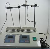 AC220V 50Hz Or 110V 60HZ 2 Units Heads Multi unit Digital Thermostatic Magnetic Stirrer Hotplate mix