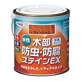 アサヒペン 水性木部防虫・防腐ステインEX 0.7L ライトオーク