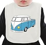 Vintage Car ネクタイを有する有機ビブ Medium