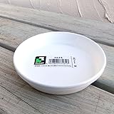 【ノーブランド品】受け皿[ソーサー]：3号浅皿（白） 20個セット[直径10.8cm]