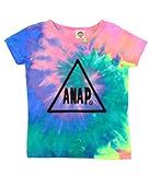 ANAP KIDS トライアングルロゴタイダイTシャツ ミックス 90