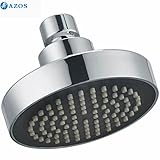 ABS プラスチック 滝型シャワーヘッド クロームメッキ表面処理 シルバー色 バスルーム トイレ用設備 FHS025