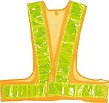 CUC 反射安全ベスト ショート丈 黄色×黄色 フリーサイズ