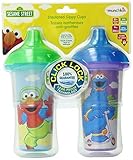 Munchkin 2 Count Sesame Street Click Lock Insulated Sippy Cup, 9 Ounce by Munchkin [並行輸入品]