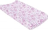 MiracleWare Muslin Changing Pad Cover Radiant Orchid Stars [並行輸入品]