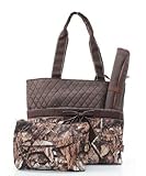 Natural Camo Quilted Diaper Bag [並行輸入品]