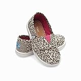 【TOMS】CLASSICS METALLIC CANVAS LEOPARD トムス キッズ/ベビースリッポン10006629 (T8(15cm)) [並行輸入品]