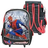 SPIDERMAN（スパイダーマン）ローリングバッグ・大（ブラック×レッド） [Baby Product]