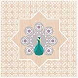 モロッコPeacockキャンバスアート