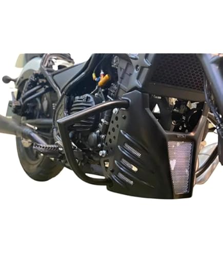 レブル250向け　エンジンカバー&アンダーカバー改良モデル新品 Amazon | 【即配の日本在庫×取り付け画像付属】ホンダ レブル250