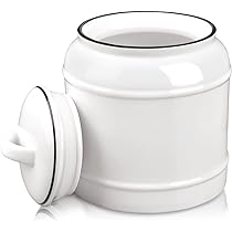COCOYA 85oz Large Ceramics Jar with Lid, Big Food Storge Canister