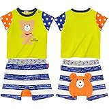 ミキハウスホットビスケッツ (mikihouse hotbiscuits) 半袖Ｔシャツ＋ベビーショートパンツ＋ソックス３点セット (90cm)