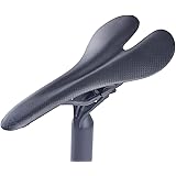 Nikitea OBEST 自転車サドル 超軽量 防水 フル カーボン シート サドル レール Full carbon 全炭素繊維マウンテン バイクの道自転車サイクリング クッション 98g