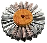 Steel Wire Brush Strands .003 X 3 Diameter Straight 4 Row by Grobet