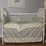 Hoohobbers Burst Sterling 4 Piece Crib Bedding Set by Hoohobbers [並行輸入品]