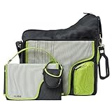 JJ Cole Collections System Diaper Bag, Green Stitch by JJ Cole [並行輸入品]