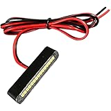 Discover winds 12v バイク 車 超高輝度 15LED 貼り付けるだけ 簡単取り付け ナンバー灯 ライセンスランプ デイライト マーカーランプ 明るい 防水 耐水