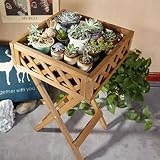 花スタンド屋内 ソリッドウッドのバルコニーリビングルーム屋内と屋外のフラワースタンド多肉植物のディスプレイスタンドの収納ラック