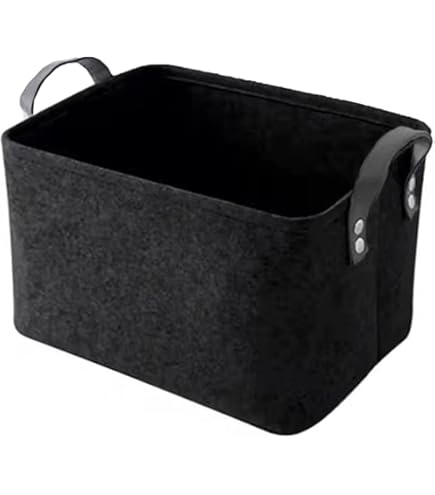 ハンギングストレージ ブラック Amazon.co.jp: ブラックバスケット、ブラックストレージボックス
